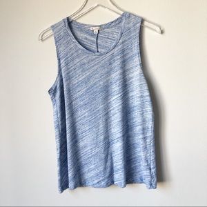 Gap Heathered Blue Muscle Tee